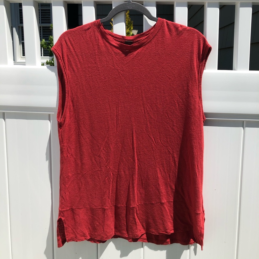 Free People Red size Small T shirt